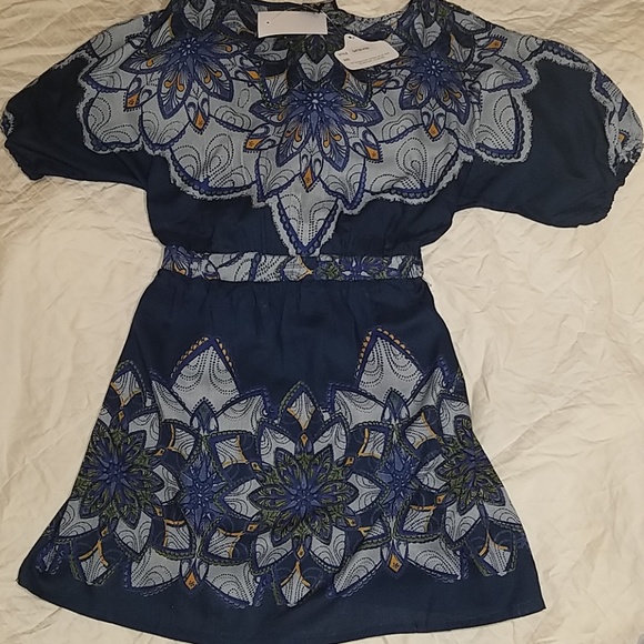 Mini Dress Multi Blue Colors - Picture 5 of 7